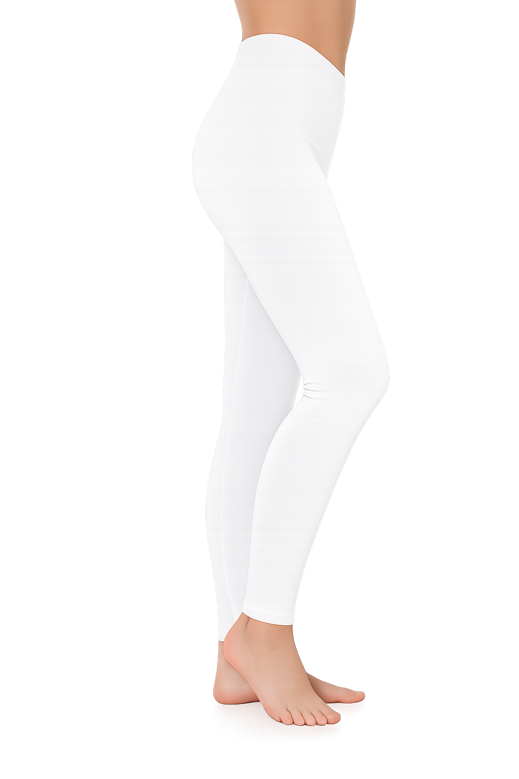 Noya White Stretch Tights