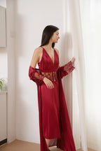 2 Pcs Long Gown-3602