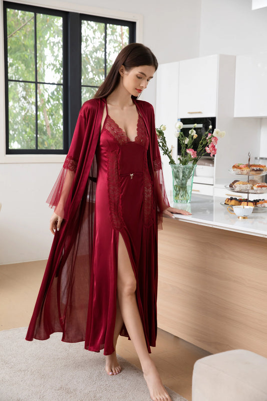 2 Pcs Long Gown-3905