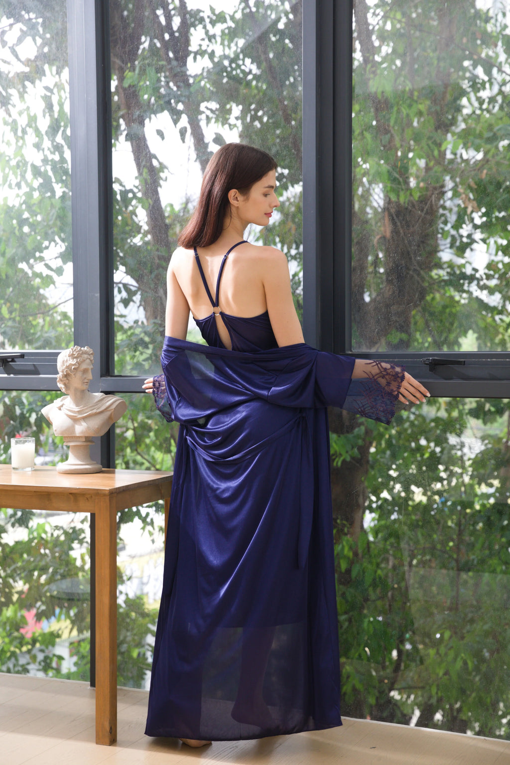 2 Pcs Long Gown-3602