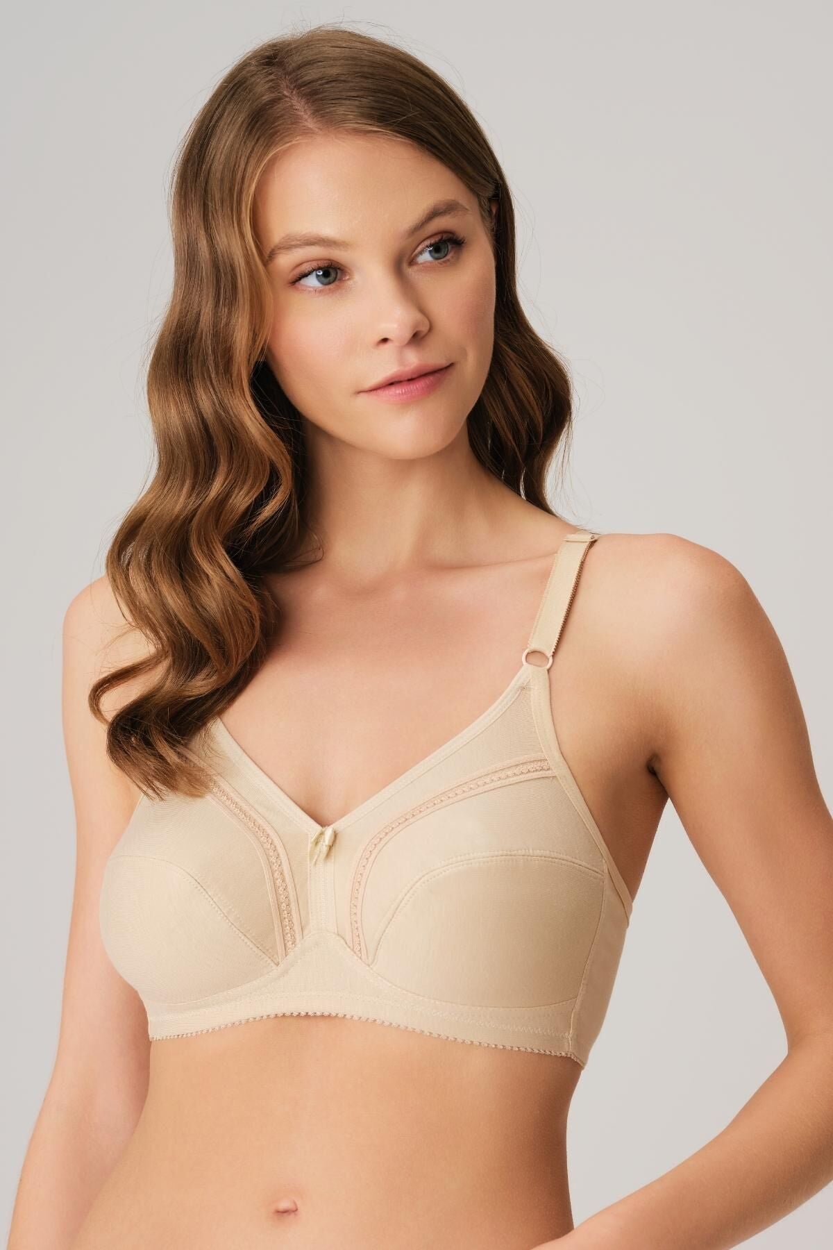 Anıl 3714 Full Coverage Cotton Wired Minimizer Bra
