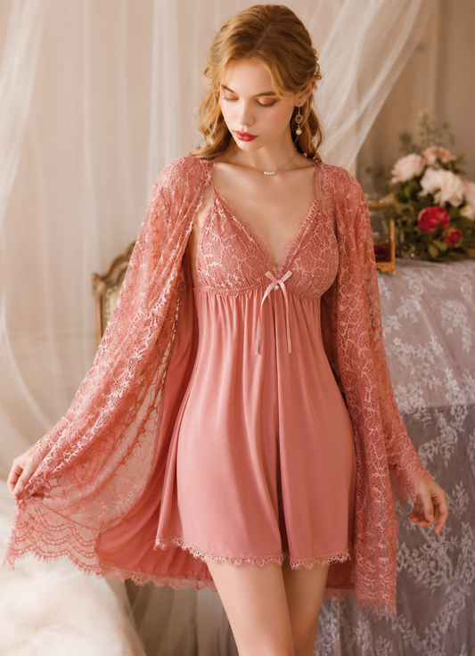 2 Pcs Short Nighty-3073