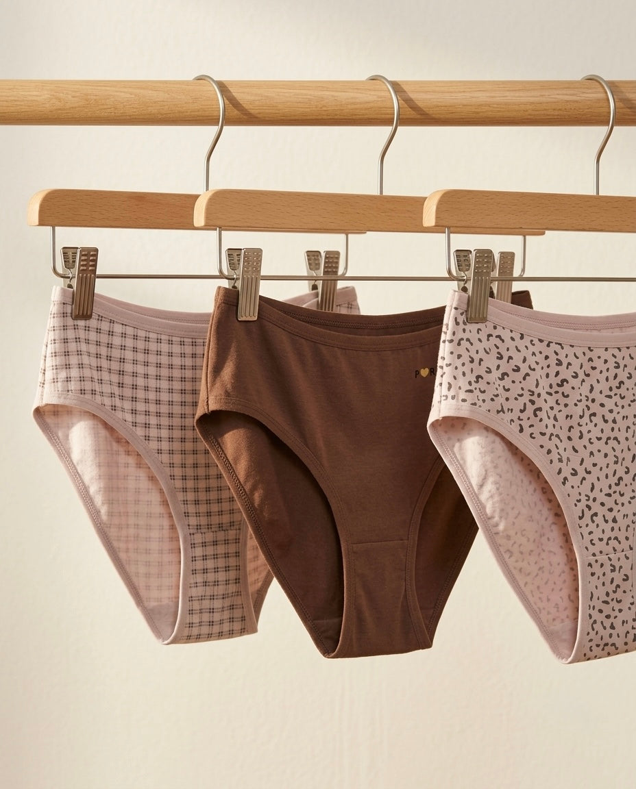 Dominant Turkish Cotton Classic Briefs – Pack of 3 – Cocoa Whisper