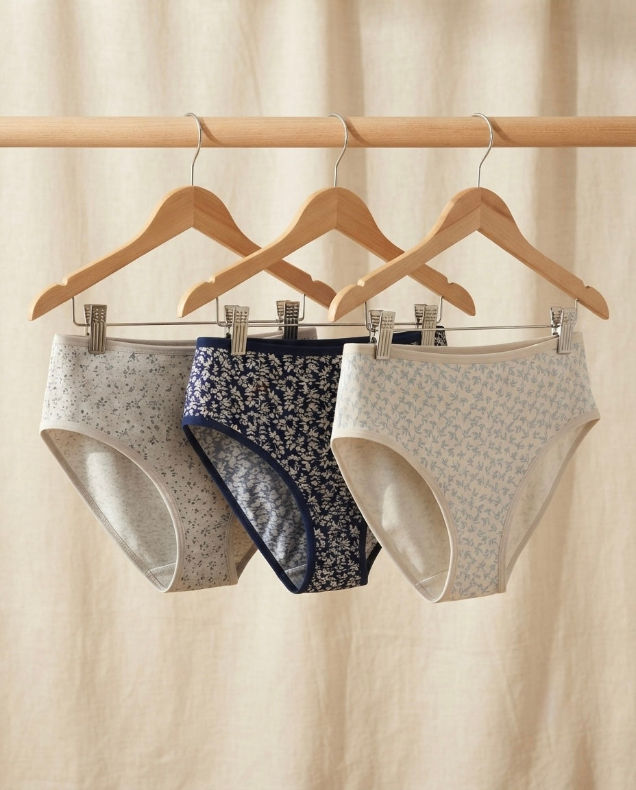 Dominant Turkish Cotton Classic Briefs – Pack of 3 – Blue Meadow