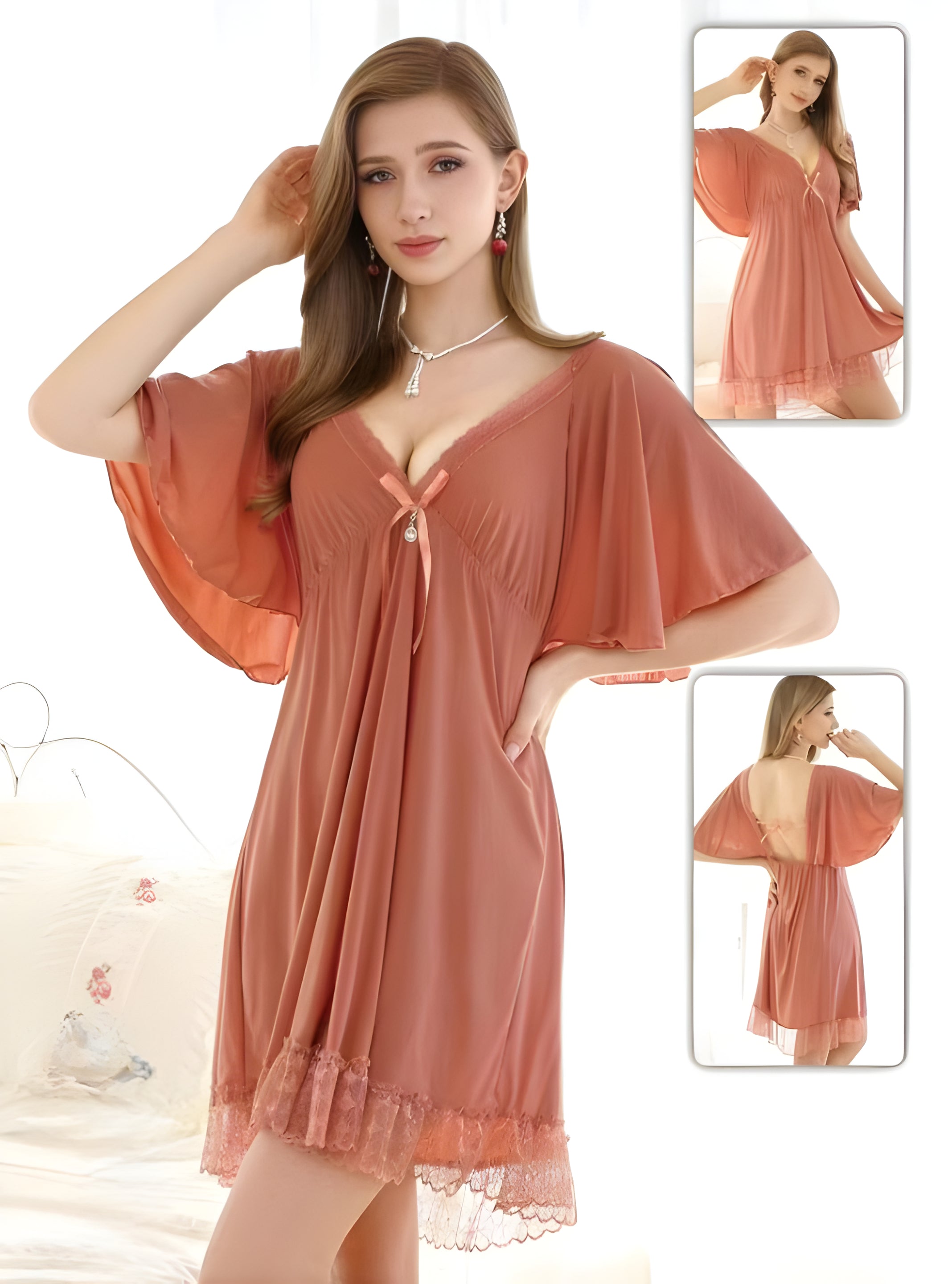 1 Pcs Short Nighty-98025