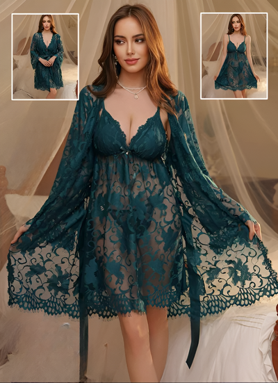 2 Pcs Short Gown-3080