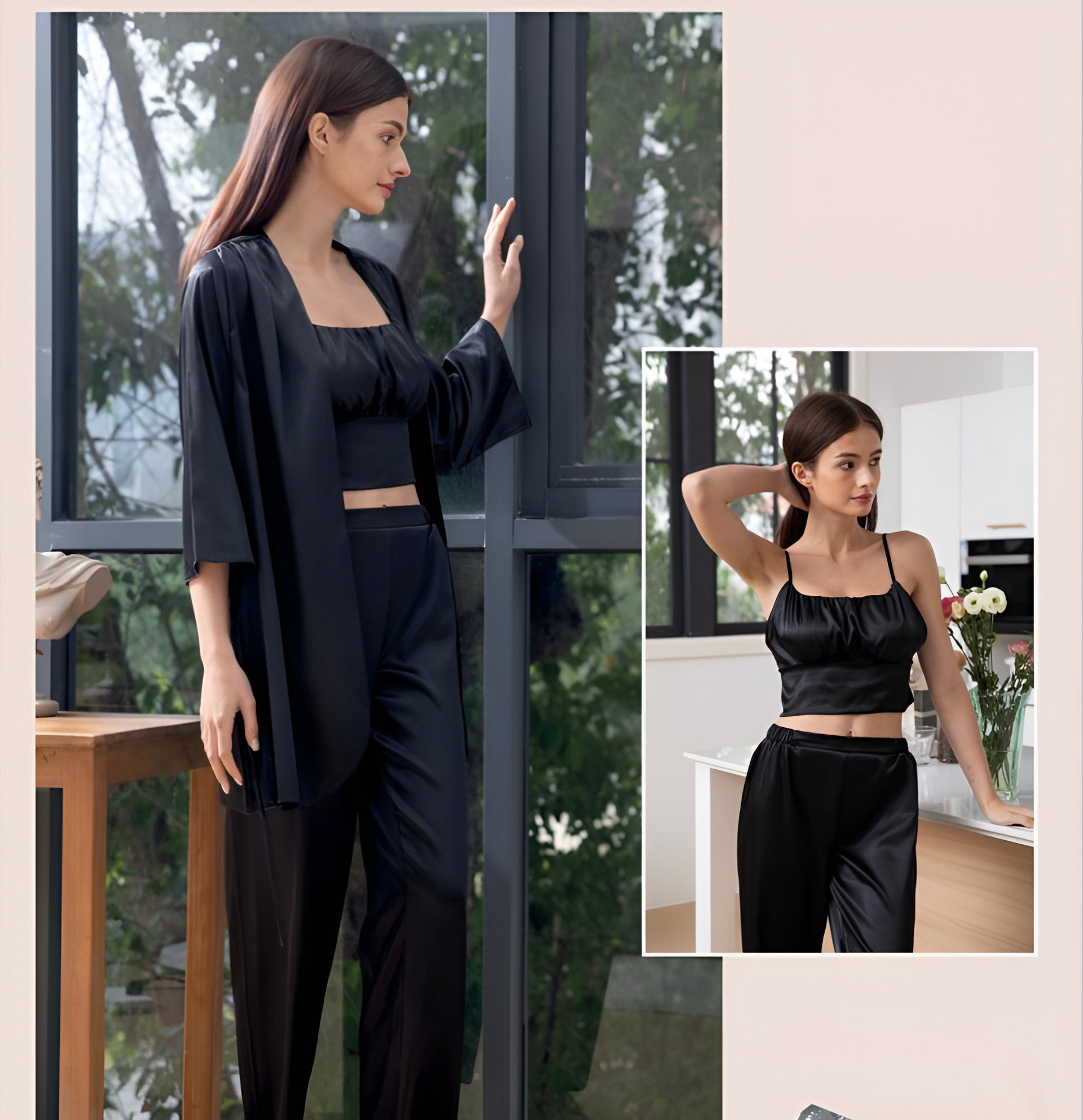 3 Pcs Pajama Set-50212