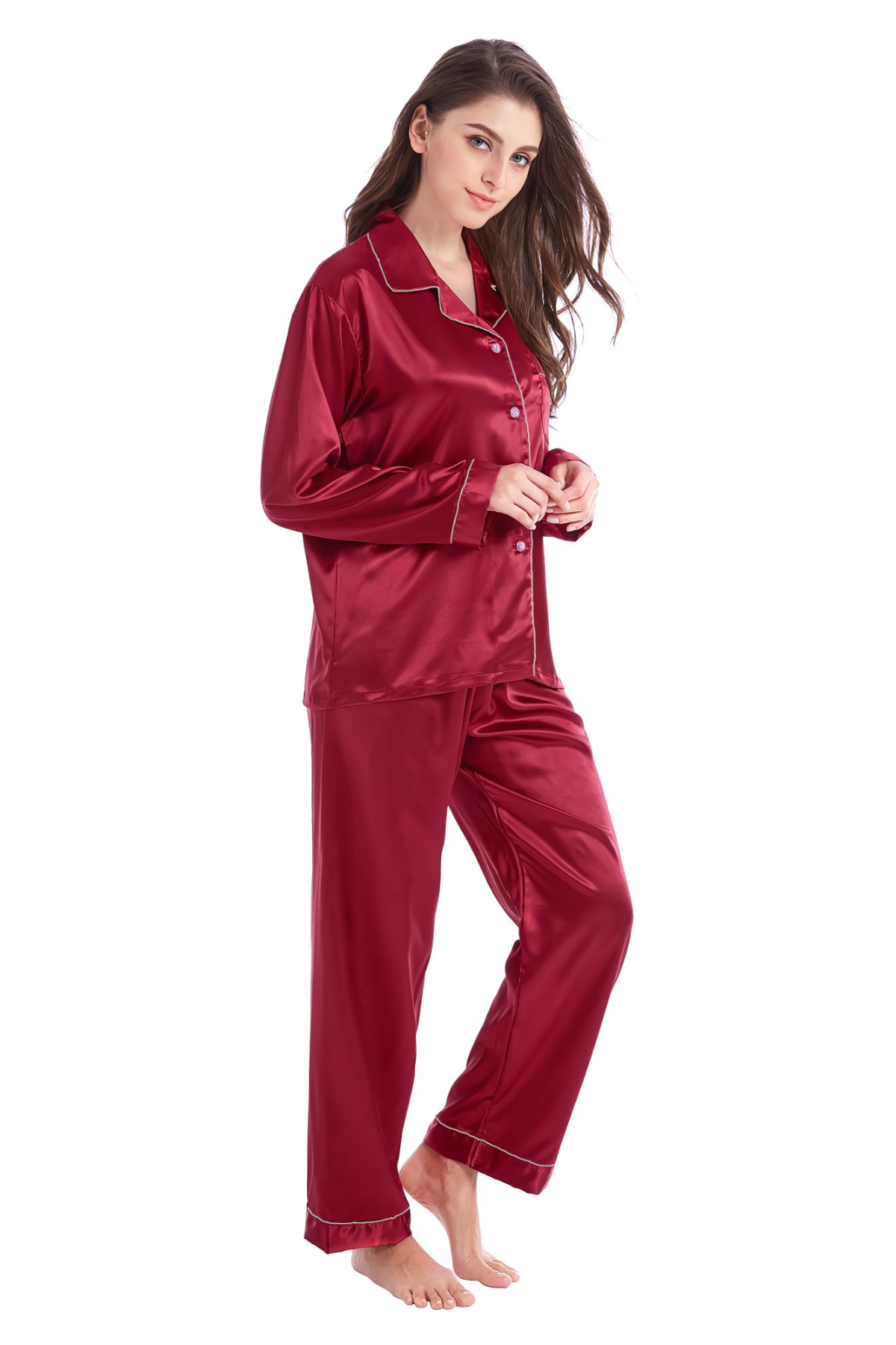 Pajama Set Silk-002